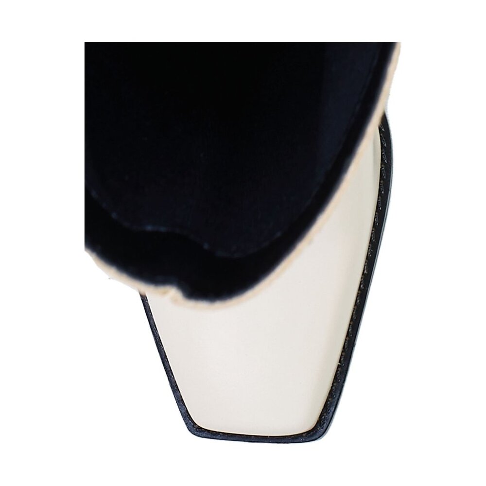 🆕 VINCE CAMUTO Sangeti 2 Wide Calf Tall Knee High Boot 8.5 Off-White - Picture 6 of 16